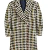 Buy Now Gabrielle Walsh TV Series Found 2025 Lacey Quinn Tweed Houndstooth Coat For Unisex