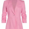Buy Now Gabrielle Walsh TV Series Found Season 02 Lacey Quinn Pink Heart Embroidered Blazer For Unisex
