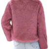 Buy Now High Potential Season 01 Morgan Gillory Pink Cropped Fur Jacket For Unisex