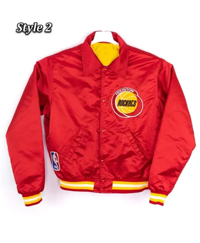 Buy Now Houston Rockets 80s Red Letterman Varsity Jacket For Men And Women