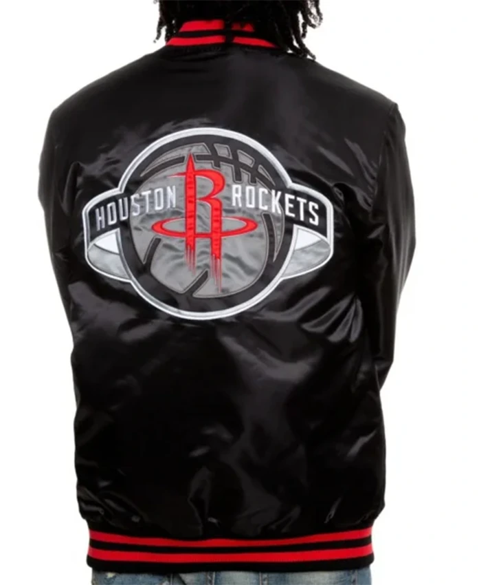 Buy Now Houston Rockets Black Letterman Varsity Jacket For Men And Women