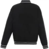 Buy Now Houston Rockets Black Poly Twill Varsity Jacket For Men And Women