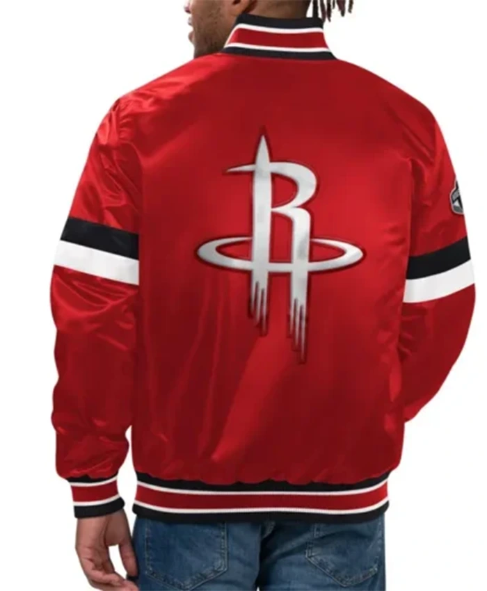 Buy Now Houston Rockets Home Game Red Varsity Jacket For Men And Women
