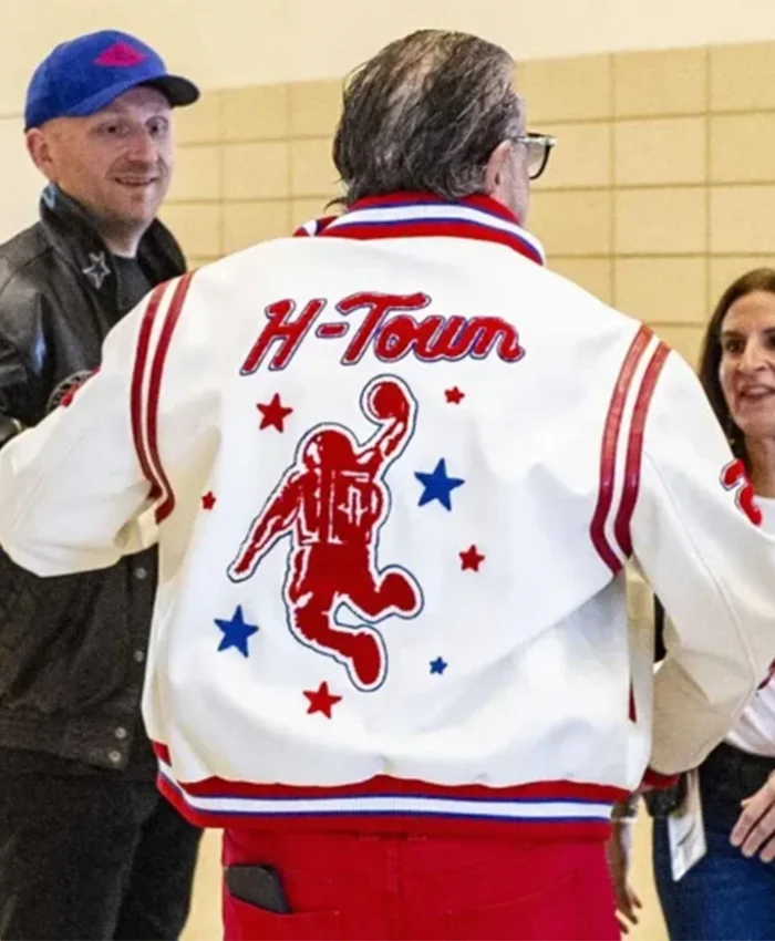 Alternative view of Houston Rockets Hometown Heroes City Edition Varsity Jacket