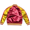 Buy Now Houston Rockets Red And Gold Varsity Jacket For Men And Women