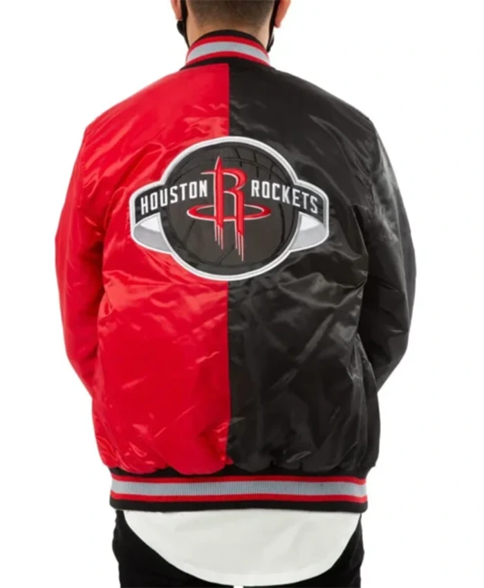 Buy Now Houston Rockets Starter Red And Black Varsity Jacket For Men And Women