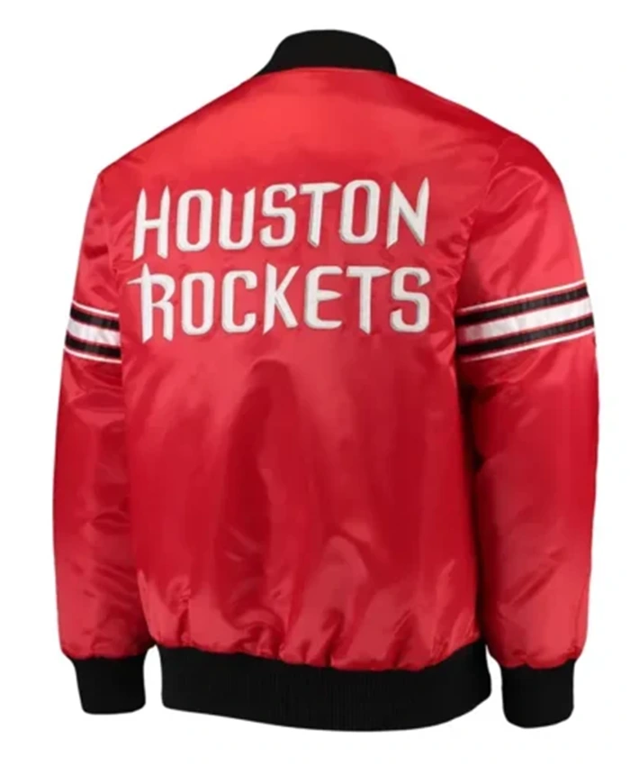 Buy Now Houston Rockets The Draft Pick Red Varsity Jacket For Men And Women