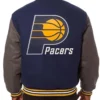 Buy Now Indiana Pacers Navy And Charcoal Varsity Jacket For Men And Women