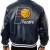 Buy Now Indiana Pacers Navy Blue Leather Varsity Jacket For Men And Women