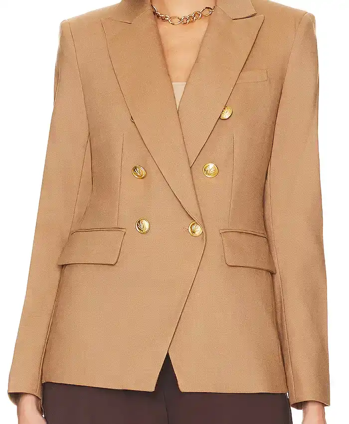 Watson S01 Sasha Lubbock Tan Brown Blazer - Image 2