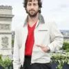 Buy Now Jamie Movie 28 Years Later 2025 Aaron Taylor Johnson White Cotton Jacket For Unisex