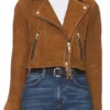 Buy Now Javicia Leslie TV Series High Potential Season 01 Daphne Brown Suede Leather Jacket For Unisex