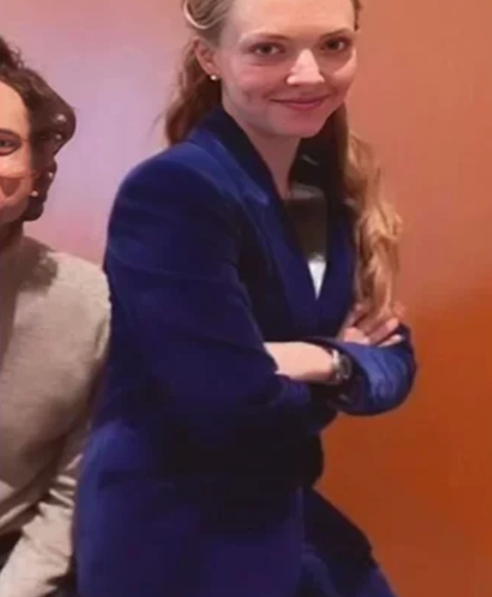 Seven Veils Amanda Seyfried Blue Suit - Image 2