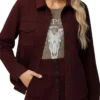 Buy Now Jessica Camacho TV Series Countdown Season 01 Amber Oliveras Maroon Cotton Jacket For Unisex