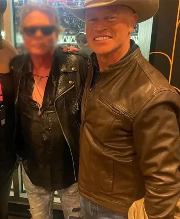 The Last Rodeo 2025 Neal McDonough Brown Leather Jacket - Image 2