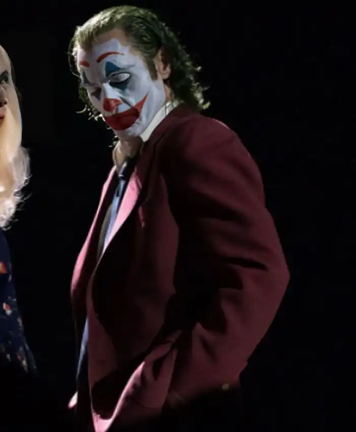 Buy Now Joker Folie A Deux 2024 Joaquin Phoenix Maroon Suit For Sale