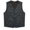 Buy Now Josh Duhamel TV Series Ransom Canyon 2025 Staten Kirkland Dark Grey Denim Vest For Unisex