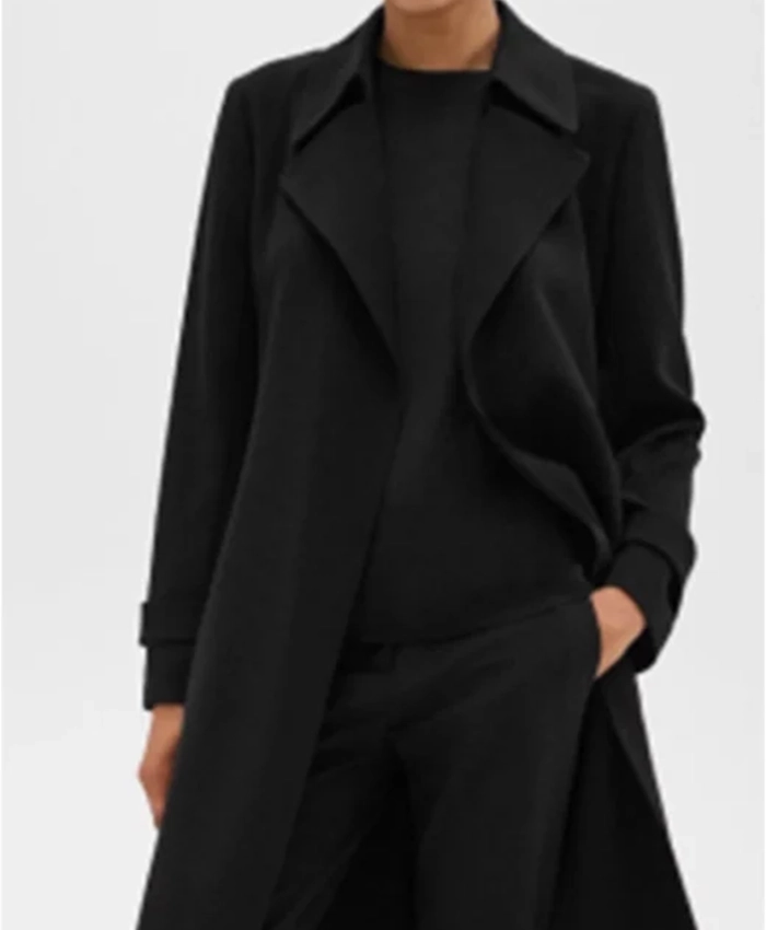 Buy Now Judy Reyes TV Series High Potential 2024 Selena Black Trench Coat For Unisex