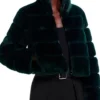 Buy Now Kaitlin Olson High Potential Morgan Green Fur Jacket For Men And Women