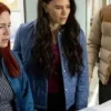 Buy Now Kate Hawthorne TV Series Resident Alien Season 04 Meredith Garretson Blue Quilted Jacket For Unisex