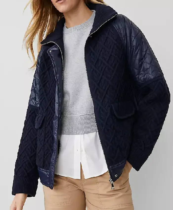 Buy Now Keisha Castle Hughes FBI Most Wanted Season 06 Hana Gibson Black Quilted Jacket For Unisex