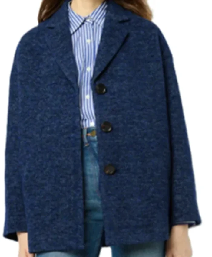 Buy Now Keisha Castle Hughes TV Series FBI Most Wanted 2024 Hana Gibson Blue Coat For Unisex