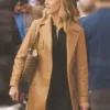 Buy Now Kim Raver TV Series Greys Anatomy Season 21 Teddy Altman Brown Leather Trench Coat For Unisex