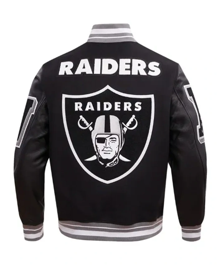 Buy Now Las Vegas Raiders Black Letterman Varsity Jacket For Men And Women