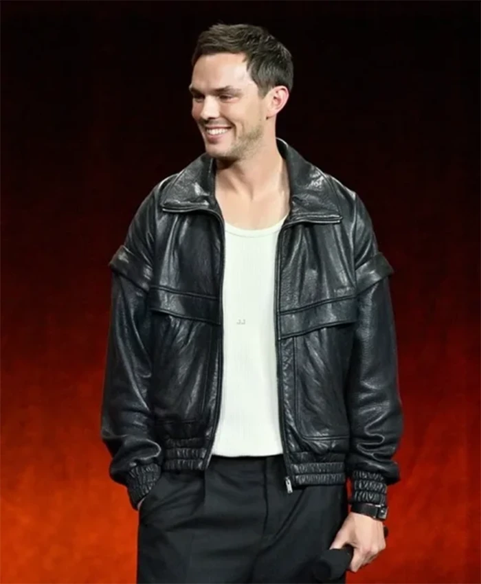 Buy Now Lex Luthor Movie Superman 2025 Nicholas Hoult Black Leather Jacket For Unisex