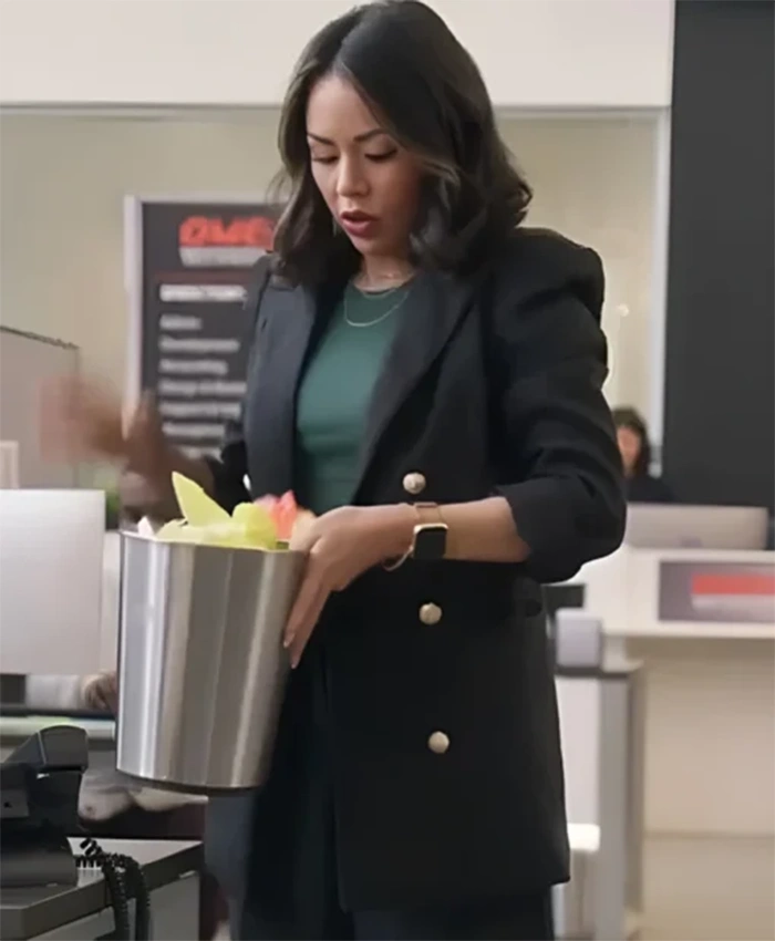 Buy Now Liv Movie Return To Office 2025 Janel Parrish Black Blazer For Unisex