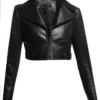 Buy Now Liza Lapira TV Series The Equalizer Season 05 Melody Bayani Black Cropped Biker Jacket For Unisex
