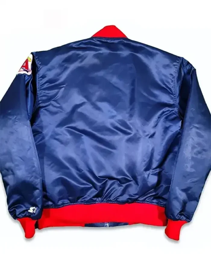 Alternative view of Los Angeles Angels Blue Bomber Jacket