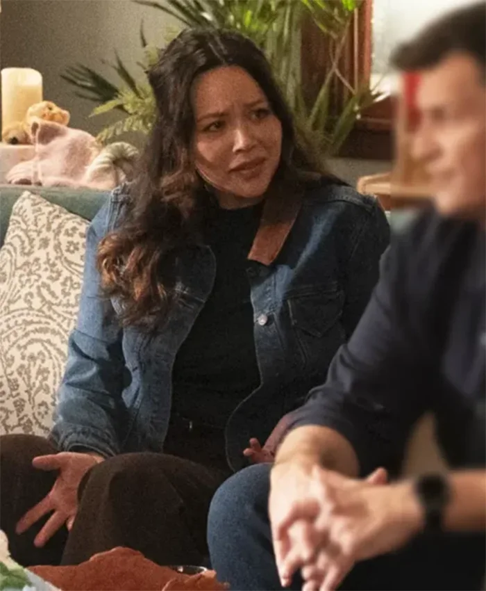 Buy Now Lucy Chen TV Series The Rookie Season 07 Melissa ONeil Blue Denim Jacket For Unisex