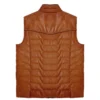 Buy Now Maverick Brown Leather Vest For Men And Women