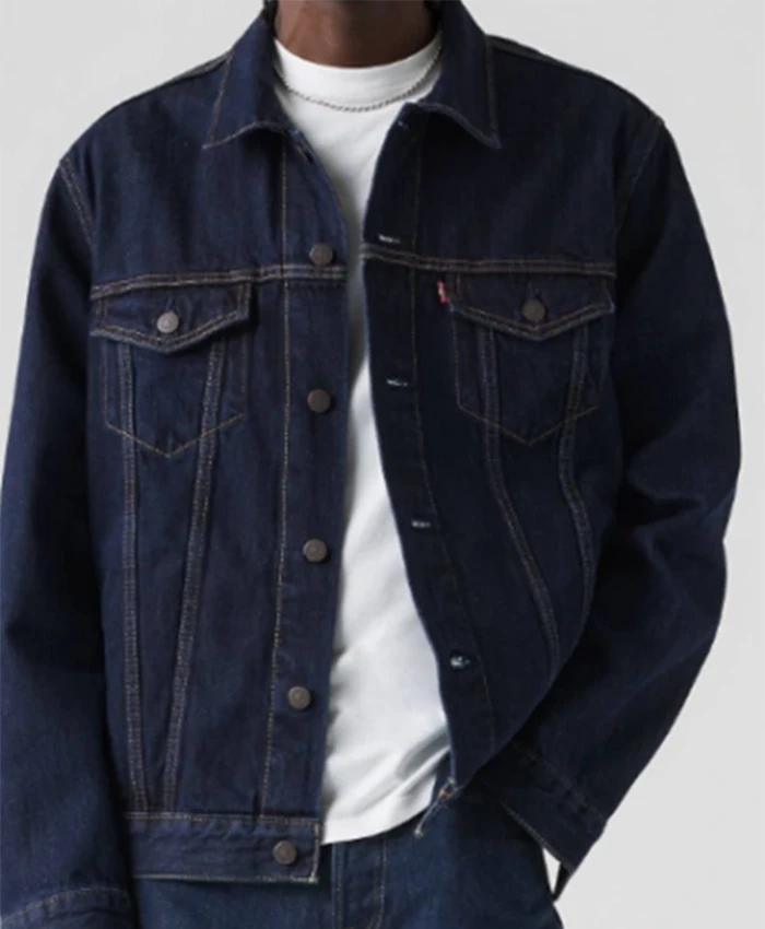 Buy Now Max Greenfield TV Series The Neighborhood Season 07 Dave Blue Denim Jacket For Unisex