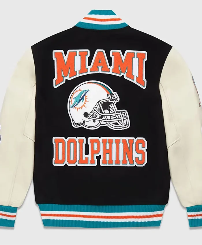 Buy Now Miami Dolphins OVO Letterman Varsity Jacket For Men And Women
