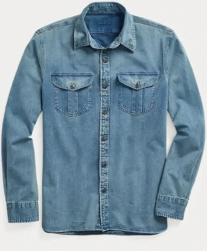 Buy Now Michael Graziadei TV Series The Young And The Restless 2025 Daniel Romalotti Denim Shirt For Unisex