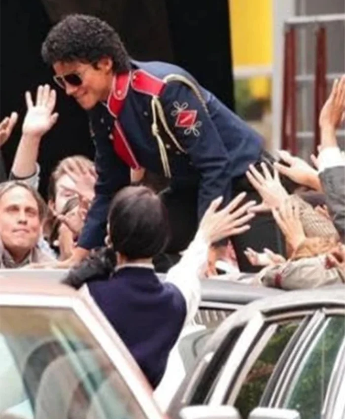 Buy Now Michael Jackson Movie Michael 2025 Jaafar Jackson Blue Jacket For Unisex