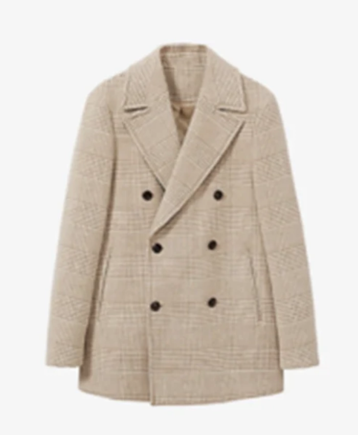 Buy Now Michael Mealor TV Series The Young And The Restless 2025 Kyle Abbott Beige Peacoat For Unisex