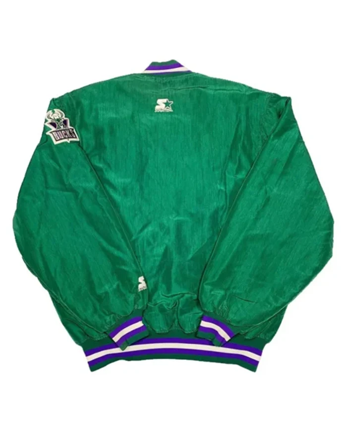 Buy Now Milwaukee Bucks 90s Green Varsity Jacket For Men And Women