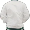 Buy Now Milwaukee Bucks Hardwood Classics Mixtape White Varsity Jacket For Unisex