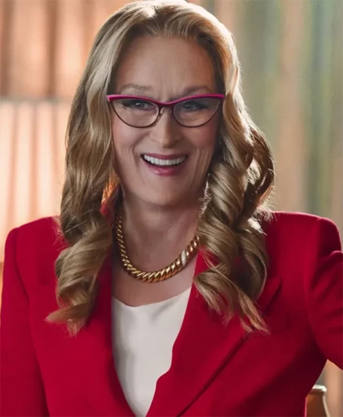Buy Now Miranda Priestly Movie The Devil Wears Prada 2 2026 Meryl Streep Red Blazer For Unisex