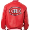 Buy Now Montreal Canadiens Red Leather Varsity Jacket For Men And Women