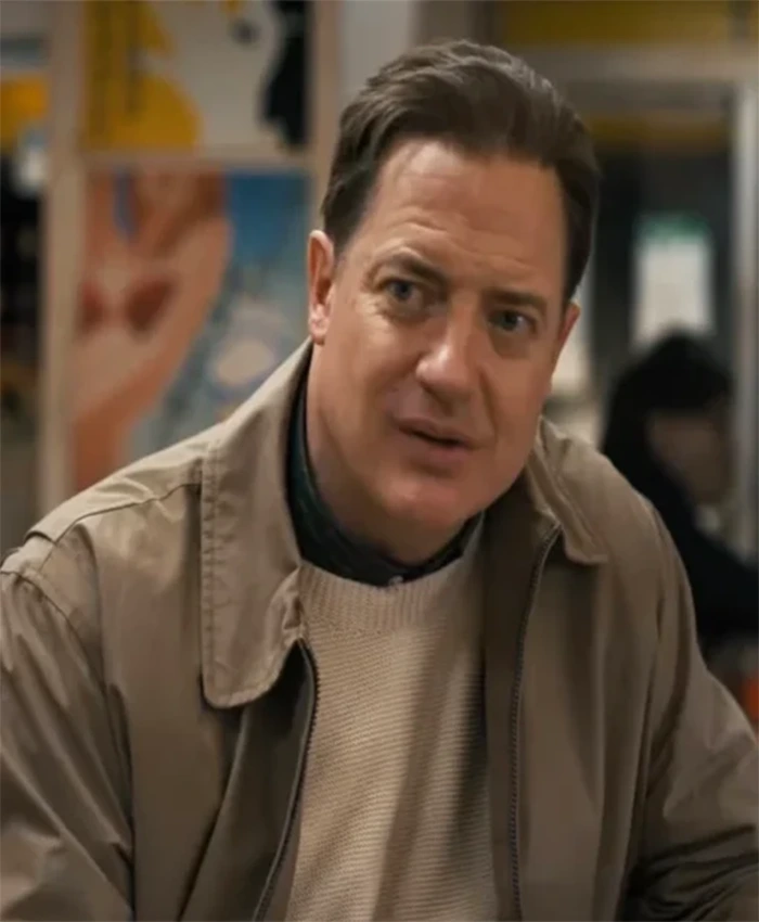 Buy Now Movie Rental Family 2025 Brendan Fraser Brown Jacket For Men And Women