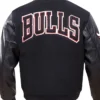 Buy Now NBA Chicago Bulls Classic Black Varsity Jacket For Men And Women