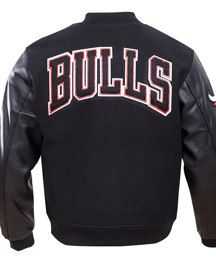 Buy Now NBA Chicago Bulls Classic Black Varsity Jacket For Men And Women