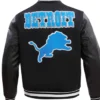 Buy Now NFL Detroit Lions Retro Classic Black Varsity Jacket For Unisex