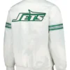 Buy Now NY Jets The Power Forward White Varsity Jacket For Men And Women