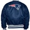 Buy Now New England Patriots Blue Vintage Bomber Jacket For Unisex