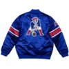 Buy Now New England Patriots Classic Logo Royal Blue Bomber Jacket For Unisex